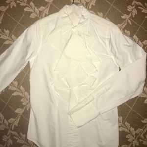 VINTAGE & AUTHENTIC: Rugby RL Cotton Ruffle Blouse
